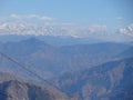 The Jakhu Ropeway is a Cable car in the town of Shimla Ã¢â¬ÅQueen of hills Ã¢â¬Å in the Indian state of Himachal Pradesh. Royalty Free Stock Photo